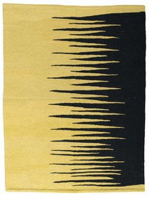 Kilim Tappeto persiano 200x150 Giallo (Iran) Tessuto A Mano