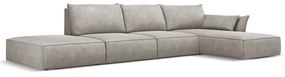 Divano angolare grigio chiaro (angolo destro) Vanda - Mazzini Sofas