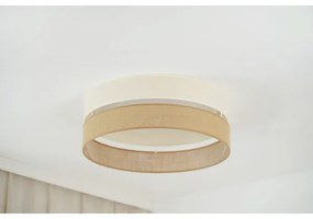 Brilagi - Plafoniera LED ROYAL YUTE LED/24W/230V diametro 45 cm beige/color crema