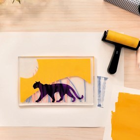 Atelier 47 - Stampa a gel per adolescenti e adulti - Pantera