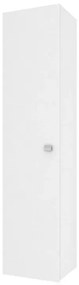 Colonna bagno sospesa 136h cm bianco lucido anta reversibile