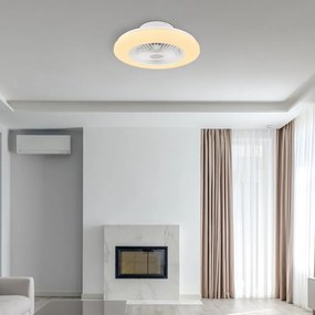 Ventilatore da soffitto Travo bianco, D. 50 cm GLOBO