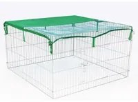 @Pet Recinto per Animali da Esterno Complete 116x116x65 cm in Metallo 445132