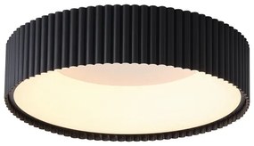 Plafoniera LED LED/30W/230V 3000K nero diametro 46 cm