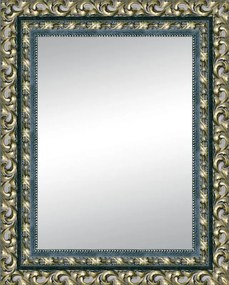 Specchio rettangolare in legno oro 100 x 140 cm