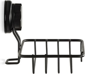 Porta sapone a parete autoportante nero Porta sapone e spugna nero Bestlock - Compactor