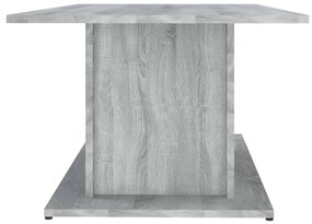 Tavolino da Salotto Grigio Sonoma 102x55,5x40 cm in Truciolato