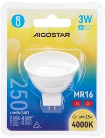 Lampadina LED MR16 GU5,3/3W/12V 4000K - Aigostar
