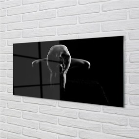 Quadro acrilico Donna in bianco e nero 100x50 cm