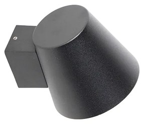 Lampada da parete esterna moderna nera IP44 - Skittle