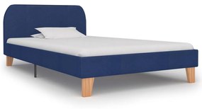Giroletto Senza Materasso Blu 90x200 Cm İn Tessuto /