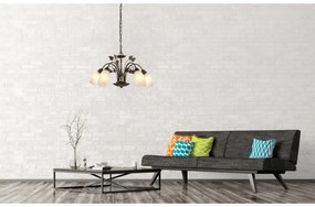 Globo 30800523X - Lampadario a sospensione con catena VENEZIA 5xE14/40W/230V