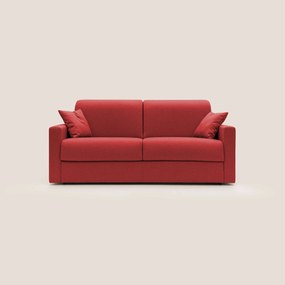 Chris Divano letto matrimoniale in tessuto impermeabile T13 rosso