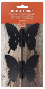 Cerniere per porte in metallo 4 pezzi Butterfly - Esschert Design