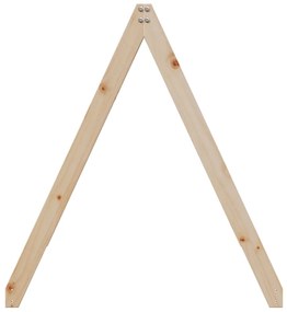 Tetto per letto bambini 209x95,5x88 cm legno massello di pino