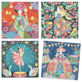 Gioco d'arte con brillantini - un sogno di bellezza