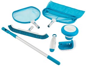 Kit di manutenzione per piscina NATERIAL 7 accessori per fondo piscina e parete della piscina e linea di galleggiamento e piscina