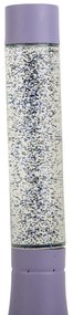 Lampada da tavolo viola con paralume in vetro (altezza totale 37,5 cm) Astro Glittler – Leitmotiv