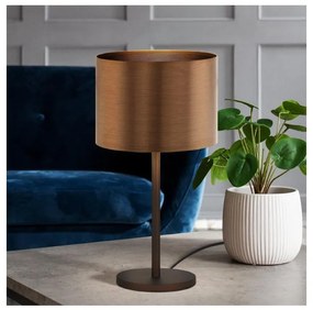 Eglo 39394 - Lampada da tavolo SAGANTO 1 1xE27/60W/230V rame