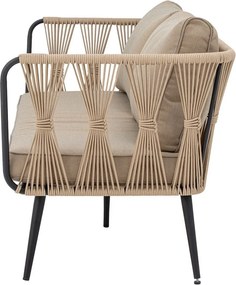 Divano da giardino beige Pavone - Bloomingville