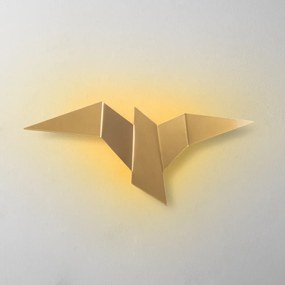 Lampada da parete a LED di colore oro Pacali - Opviq lights