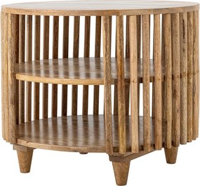 Tavolino da salotto rotondo di colore naturale in mango massiccio ø 60 cm Sali – Bloomingville