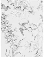 Designers Guild Carta da parati Silla/Silla Garden - Sibylla Garden Black and White