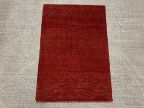 Gabbeh Tappeto 80x110 Rosso (Iran) Annodato A Mano