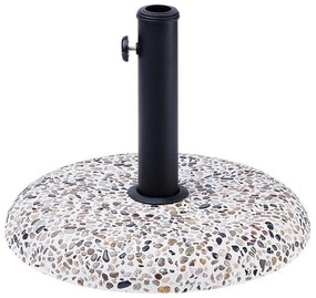 Base in cemento per ombrellone con effetto pietra ⌀ 47 cm CEVO Beliani