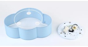 Brilagi - Plafoniera per cameretta NIMBUS MINI 2xE27/15W/230V 31x43 cm blu