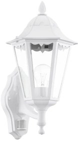 Eglo 93447 - Applique da esterno con sensore NAVEDO 1xE27/60W/230V