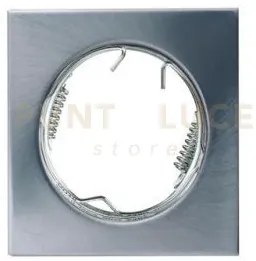 Struttura incasso reflex nikel 8,2x8,2cm in metallo