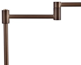 Lampada da terra di design bronzo scuro incl. LED con dimmer touch - Notia