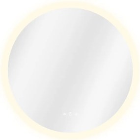 Specchio con illuminazione integrata bagno tondo SENSEA L 60 x H 60 x P 2.9 cm trasparente
