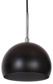 Luminex Lampada a sospensione Cool, 3 luci lunga, nera