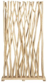 Divisorio L. 100 x P. 25 x H. 180 cm in Legno di teak Naturale - GAYANA