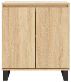 Credenza rovere sonoma 60x35x70 cm in legno multistrato