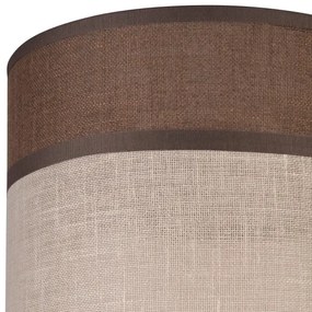 Paralume di ricambio ANDREA E27 Ø16 cm marrone/beige