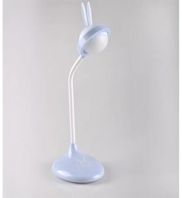 Lampada touch LED per bambini RABBIT LED/0,4W/5V 3000/6500K blu + USB