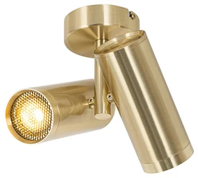 Faretto di design oro orientabile a 2 luci - Scopio Honey
