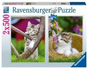 Puzzle Ravensburger Kittens 2 x 500 Pezzi