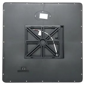 Plafoniera LED/40W/230V 3000/4000/6500K 50x50 cm nera