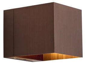 Lampada da parete moderna bronzo scuro con LED e dimmer touch ricaricabile - Joris