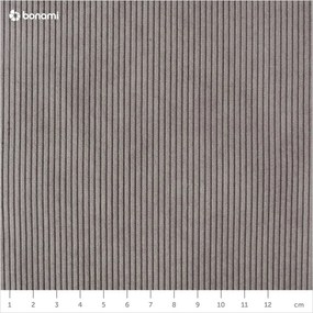 Sedie da pranzo in set grigie in imbottito a dondolo 2 pz Ridge Kink Rib – Zuiver