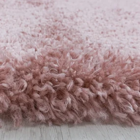 Tappeto rotondo rosa ø 200 cm Fluffy - Ayyildiz Carpets