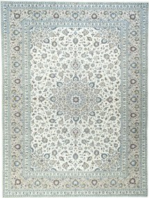 Kashan Tappeto 300x400 Beige (Iran) Annodato A Mano