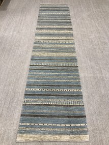 Loribaft Tappeto 80 x 350 Beige (Iran) Annodato A Mano