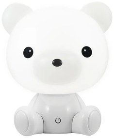 Lampada notturna LED dimmerabile per bambini 2,5W/230V orsacchiotto bianco