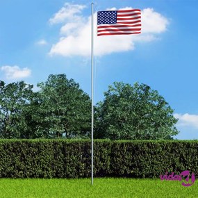 vidaXL Bandiera degli Stati Uniti 90x150 cm