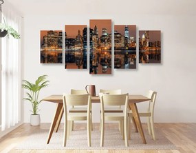 Quadri 5 pezzi – Città di Manhattan
